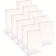 Chevalets transparents verticaux 7x5 cm - Bazar - Promocash Béziers