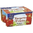 Yaourt et fruits fraise - en pot de 125 g - le pack de 4 - Crmerie - Promocash Chambry