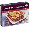 Lasagnes à la bolognaise sauce béchamel 600 g - Surgelés - Promocash Boulogne