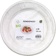 Assiette ronde plastique bio 220 mm x50 - Bazar - Promocash Pontarlier