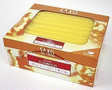 Bougies flambeaux jaunes SAXO - le paquet de 50. - Bazar - Promocash Roanne