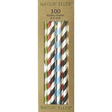 Pailles spirales 4 coloris assortis 6x200mm x100 - Bazar - Promocash RENNES