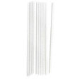 Pailles papier blanc 6x200mm x100 - Bazar - Promocash Belfort