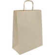 Cabas papier 20x10x28 cm brun x50 - Les incontournables de la vente à emporter - Promocash Saumur