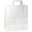 Cabas papier 32x15x38 cm blanc x50 - Bazar - Promocash Pontarlier