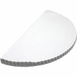 Nappes papier rondes blanc bords festonns D98 cm - Bazar - Promocash Quimper