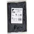 Pailles papier noir 20 cm x 6 mm x100 - Bazar - Promocash Guéret
