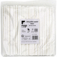 Pailles papier blanc 20 cm x 6 mm x250 - Bazar - Promocash Guéret