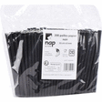 Pailles papier noir 13 cmx6 mm x200 - Bazar - Promocash Vendome