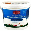 Crème fraîche épaisse légère 15% MG 5 kg - Crèmerie - Promocash Béziers