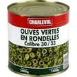 Olives vertes en rondelles calibre 30/33 1,4 kg - Epicerie Sale - Promocash LA TESTE DE BUCH