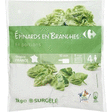 Epinards en branches en portions 1 kg - Surgelés - Promocash Clermont Ferrand