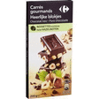 Chocolat noir noisettes entières Carrés Gourmands 200 g - Epicerie Sucrée - Promocash Albi
