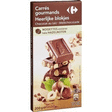 Chocolat au lait noisettes entières Carrés Gourmands 200 g - Epicerie Sucrée - Promocash PROMOCASH VANNES