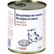 Bouchées en sauce au boeuf pour chat 800 g - Epicerie Salée - Promocash Montluçon