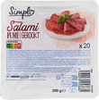 200G SALAMI DANOIS PP BLANC - Charcuterie Traiteur - Promocash Saint Dizier