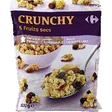 Céréales Crunchy 5 fruits secs 500 g - Epicerie Sucrée - Promocash Nancy