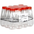 Bouteille plastique transparente 250 ml avec bouchon x12 - Bazar - Promocash Montluçon