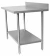 Table inox 70x140cm avec doss - Bazar - Promocash Ales