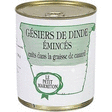 Gésiers de dinde émincés cuits dans la graisse de canard 4/4 - Epicerie Salée - Promocash Vichy