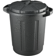 POUBELLE IMMEUBLE 80L NOIR - Bazar - Promocash Pau