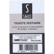 Tickets vestiaire x10 - Bazar - Promocash Saint Malo
