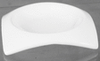 Assiettes carres miniature blanc 6x8 cm - Bazar - Promocash Boulogne