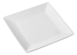 Assiette porcelaine blanche carrée 19x19 cm - Bazar - Promocash Barr