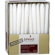 Bougies Flambeaux blanc x50 Spaas Professional - Bazar - Promocash LA FARLEDE