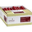 Bougies flambeaux rouges x50 - Bazar - Promocash Granville