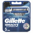 X5 LAMES MACH3 TURBO GILLETTE - Hygine droguerie parfumerie - Promocash Prigueux