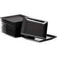 Assiettes noires 120 x 120 mm - Bazar - Promocash Evreux
